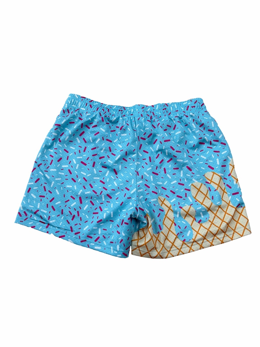 Baseball Lifestyle 101 Adult Size Medium Ice Cream Sprinkles Athletic Shorts - Picture 2 of 10